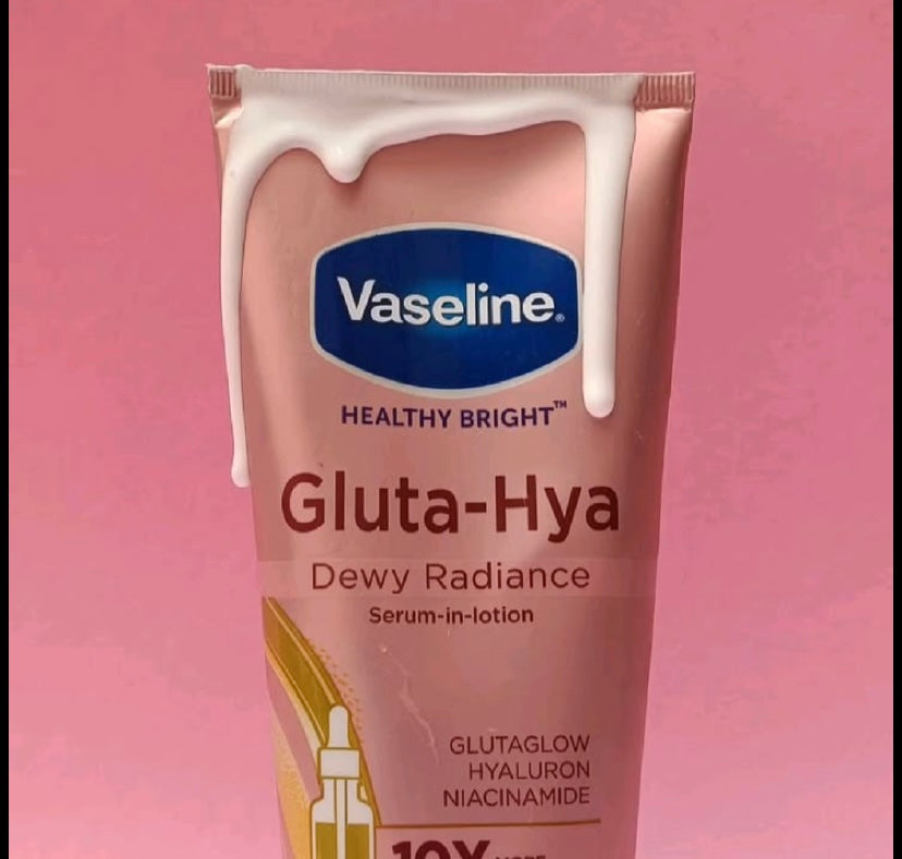 Vaseline healthy bright Gluta Hya serum brust lotion
