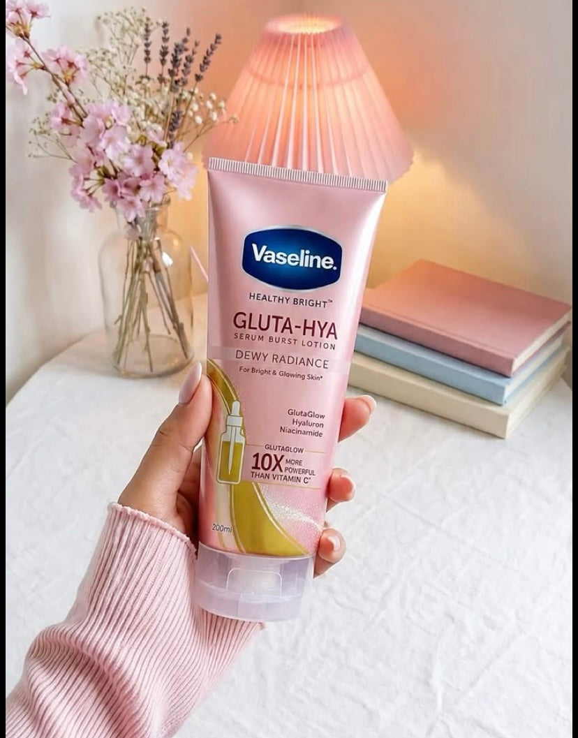 Vaseline healthy bright Gluta Hya serum brust lotion