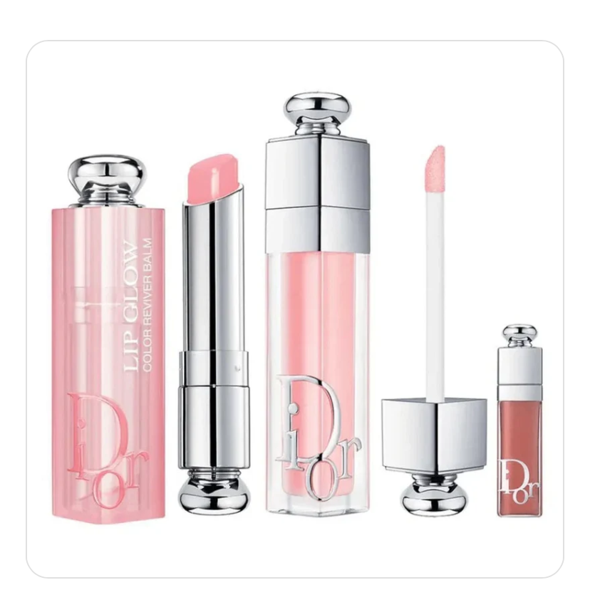Dior Addict gift set 3 in 1 lip glow and lip balm