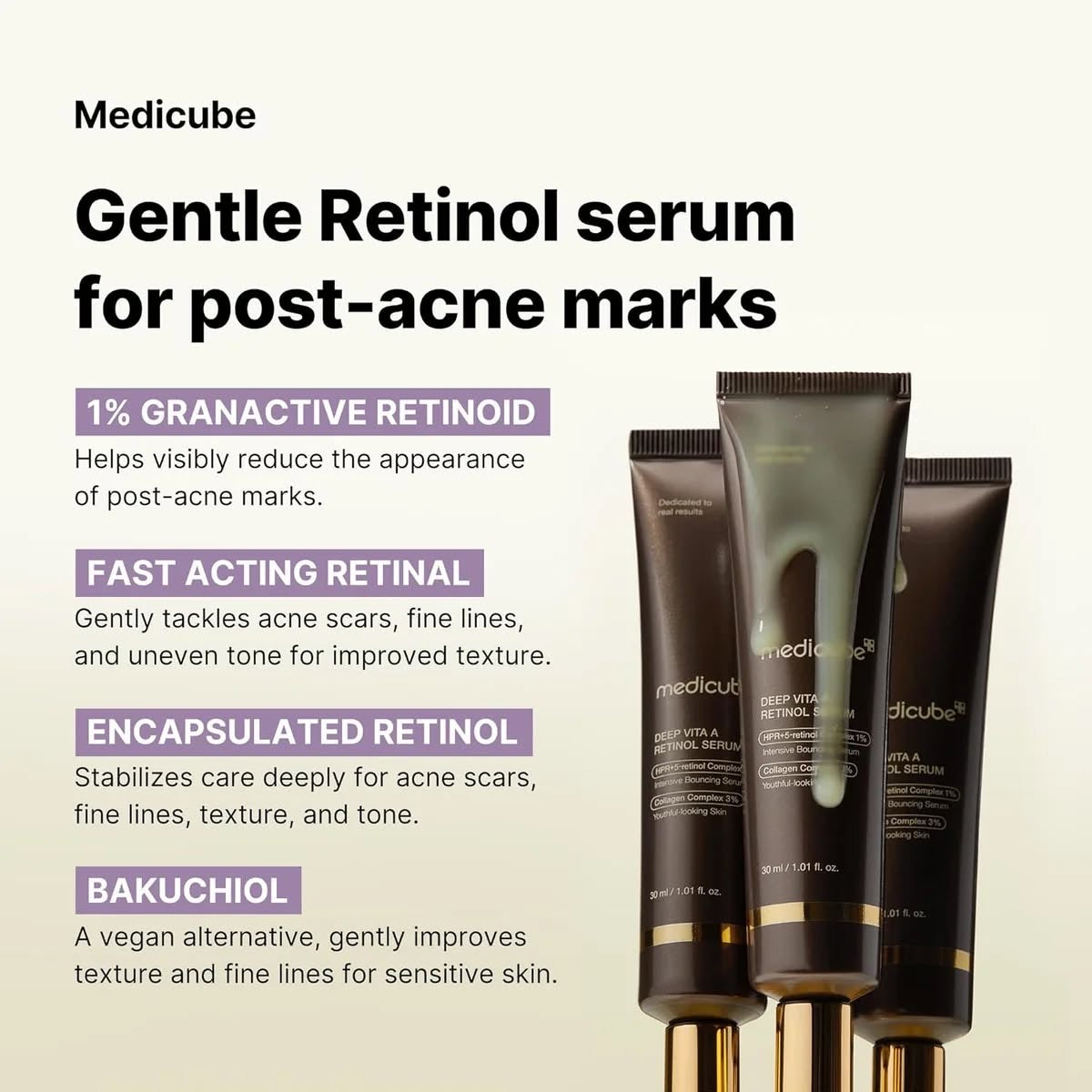 Medicube deep vita A retinol serum